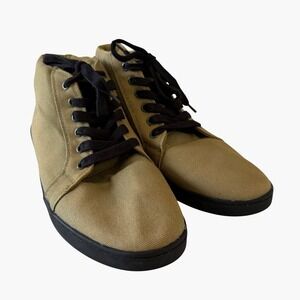 Woobies Mod-1 Mid Top Canvas Sneakers Coyote Brown Mens 11 Style 762 Women 12.5